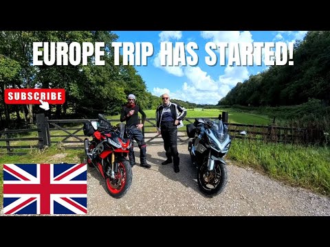 🏍️ European Motorcycle Tour – 2025 Day 1 | To Rotterdam (NL). Aprilia Tuono V4 & Kawasaki Z1000 SX