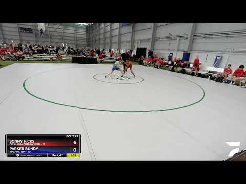 88 Lbs Placement Matches (16 Team) - Sonny Hicks, Oklahoma Outlaws Red Vs Parker Bundy, Washington