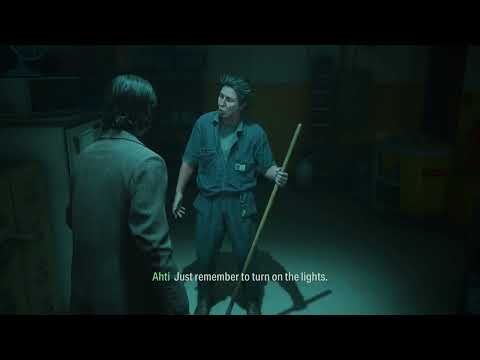 Alan Wake 2 Alan Wake Meets Ahti The Janitor From Control
