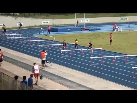 Cajina 2016 100m c barreiras CF -