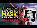 Elden Ring - Don't Miss This Mask!  ESSENTIAL for Blood Loss Builds - How to Get White Mask