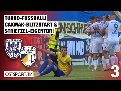 Spitzenreiter! 03er schlagen auch Jena: Babelsberg - Carl Zeiss Jena 2:1 | Regionalliga Nordost