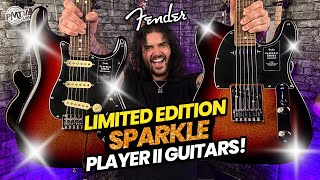 Video thumbnail for Fender's DAZZLING New Sparkle Finish's For The Player II Stratocaster & Telecaster! - Review & Demo by PMTVUK