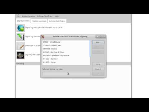 Uploading a test log to LoTW via TrustedQSL