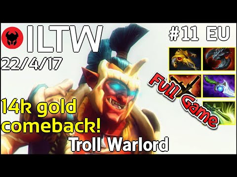 ILTW [Espada] plays Troll Warlord!!! Dota 2 Full Game 7.21