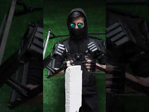 How strong is the exoskeleton suit? WATCH TO SEE Punch #Shorts