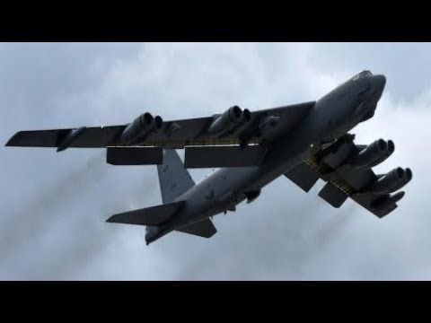 USA Nuclear B52 Bombers in Europe NATO over Norwegian Baltic & Mediterranean Oceans March 2019 News Video