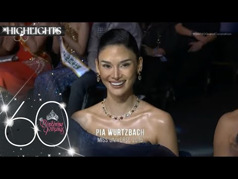 Miss Universe 2015 Pia Alonzo Wurtzbach | 60th Binibining Pilipinas 2024