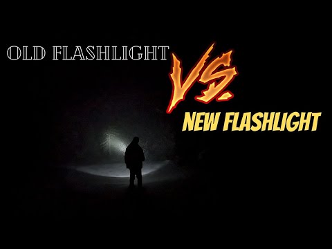 New LED flashlight vs 20 year old Maglite
