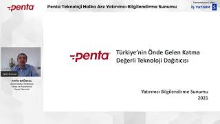 BÖLÜM 1  Penta Teknoloji Halka Arz Yatırımcı Bilgilendirme Sunumu   Bİ