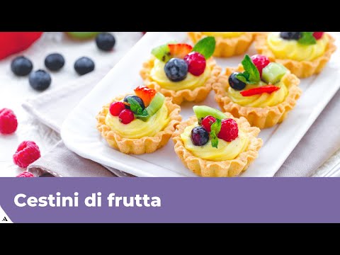 FRUIT BASKETS WITH SHORTCRUST PASTRY: Easy and delicious!