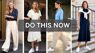 Elegant Women Wear Sneakers Like THIS in 2025!