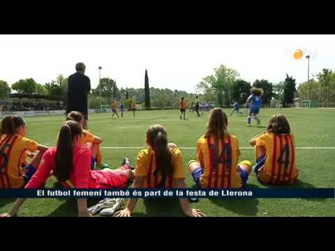 VOTV - El futbol femení també és part de la festa de Llerona