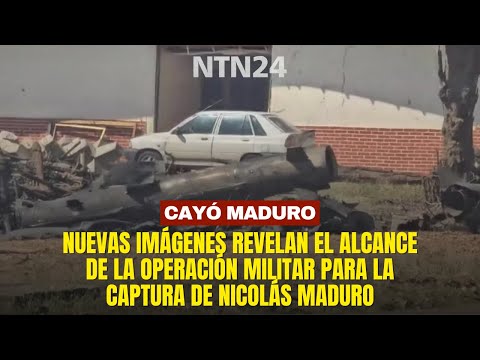 Nuevas imágenes revelan el alcance de la operación militar para la captura de Nicolás Maduro