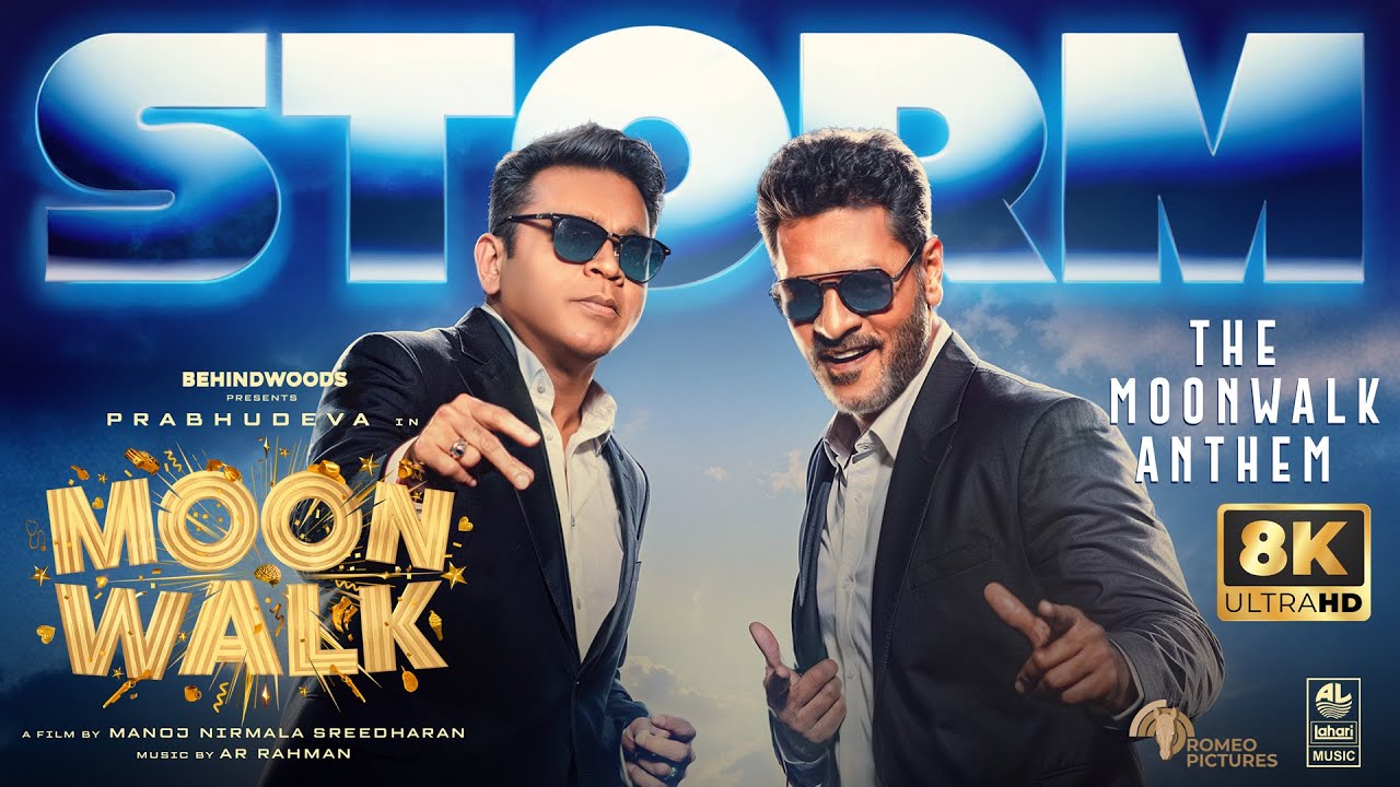 Strom (The Moon Walk Anthem) Song Lyrics | Moon Walk Tamil | Prabhudeva, A. R. Rahman