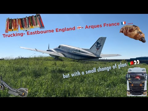 Trucking- Eastbourne England 🏴󠁧󠁢󠁥󠁮󠁧󠁿- Arques France 🇫🇷 .... but with a small change of plan 🇵🇹👀