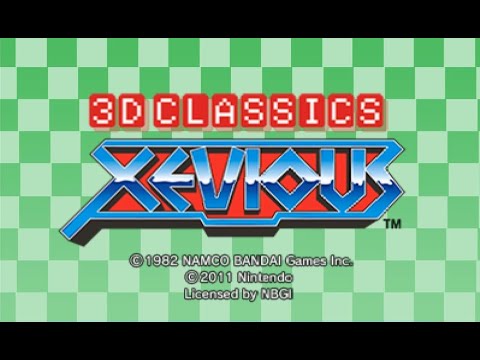 Nintendo 3DS Longplay - 3D Classic Xevious (Crosseye 3D)