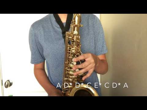 How to play Tequila on the Saxophone