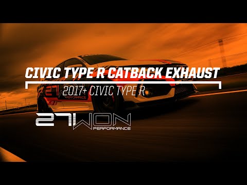 FK8 Civic Type R Catback Exhaust - 27WON Honda Performance
