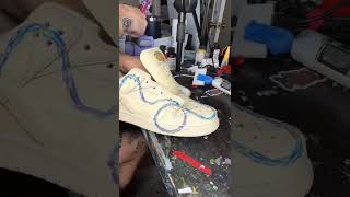 HOW DID I MESS UP SO BAD!? #shoes #kicks #custom #shorts