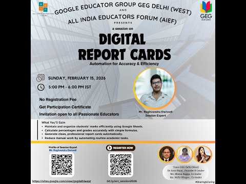 Digital Report Cards : Automation for Accuracy & Efficiency.