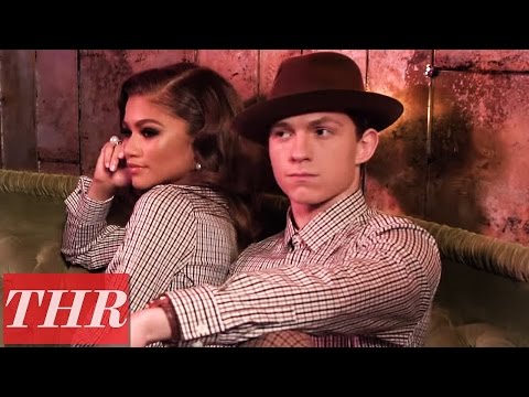 'Spider-Man: Homecoming' Stars Zendaya & Tom Holland on Their First Meeting | THR Cover Shoot