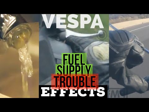 vespa EMPTY FLOAT CHAMBER effect / dellorto phbh30 / why a FUEL PUMP needed /