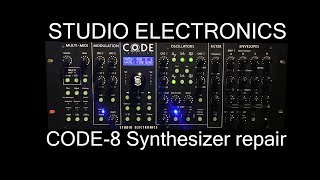 Video thumbnail for Studio Electronics CODE 8 synthesizer a simple repair by markusfuller