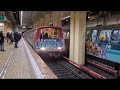 Metroul Bucurestean Trenuri In Statia Timpuri Noi Pe M1 Si M3
