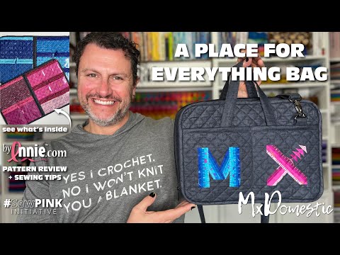Patterns by Annie's A Place for Everything Bag - Pattern Review & Sewing Tips - Mx Domestic