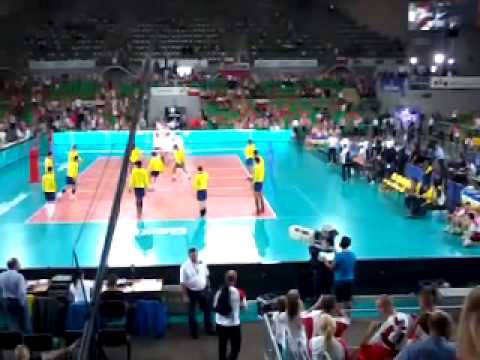 Polska - Brazylia Liga Światowa Bydgoszcz 2014 wejście siatkarzy.