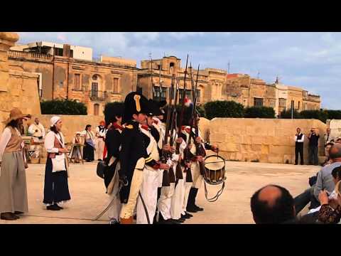 The French overrun Malta 1798