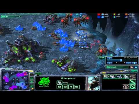 ►Starcraft 2 Zerg Strategy - 3 Base Strat [Suffer v.s THEMACHINE]