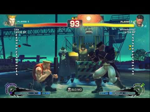 whitedoong2 [Dudley] vs Lkia [Guile] SSF4 Japanese Online Ranked Matches - TRUE-HD