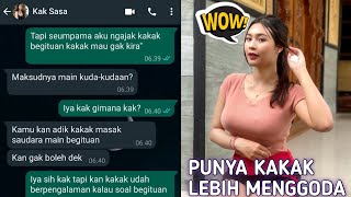 Download lagu MAIN SAMA KAKAK LEBIH MENGGODA DAN MANTAP || CHAT STORY mp3