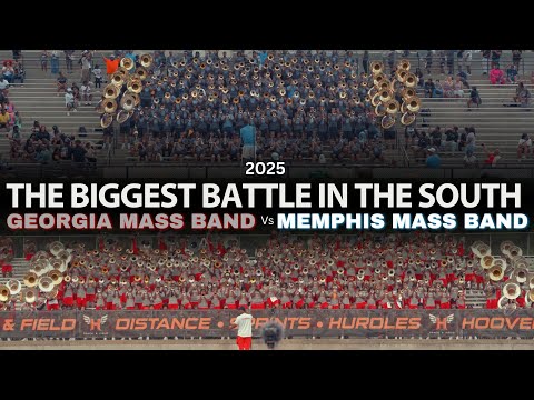 Georgia Mass Band vs Memphis Mass Band  | The Biggest Battle In The South 2025 | 4K 2160p 🔥🎥🎬‼️
