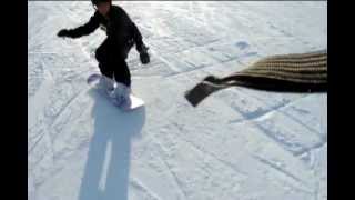 preview picture of video 'first time snowboarding at spring mountain pa'