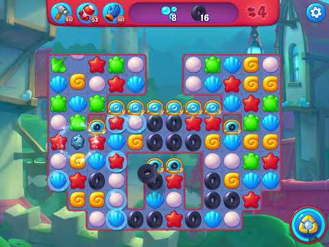 Fishdom Hard level 7239 no boosters フィッシュダム ハード [Friend's]