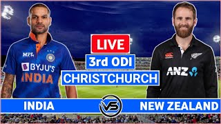 India vs New Zealand 3rd ODI Live | IND vs NZ 3rd ODI Live Scores & Commentary | 2nd Innings