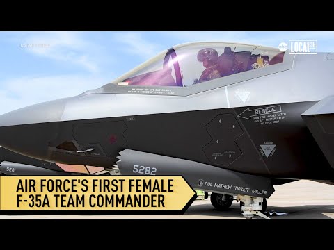Meet the Air Force's first female F-35A demo team commander