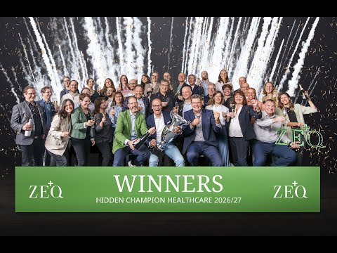 Hidden Champion 2026/27: ZEQ verteidigt Spitzenposition im Healthcare-Sektor!
