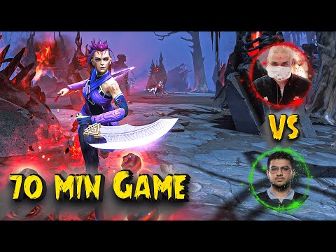 Yatoro Antimage vs ATF Razor 70 Min Intense Game | Dota 2 Reels | 7.32d