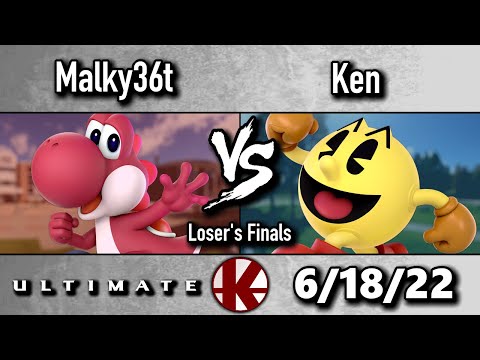 Malky36t (Yoshi) vs. Ken (Pac-Man) - Loser's Finals
