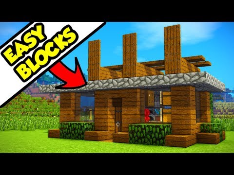 Minecraft Easy Materials Modern House Tutorial (Survival How to Build) Video