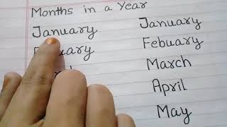 JANUARY FEBRUARY MARCH APRIL MAY JUNE JULY AUGUST SEPTEMBER OCTOBER NOVEMBER DECEMBER.  VIDEO FOR KI