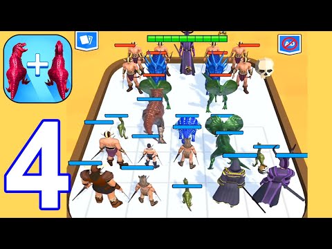 Merge Master - Dinosaur Fusion - Gameplay Walkthrough Part 4 Levels 45-50 (Android,iOS)