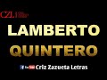 Arrolladora Banda El Limón | LAMBERTO QUINTERO (Letra Oficial)