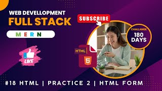 #18 Full Stack Development Complete Course in Hindi | HTML | HTML FORM | HTML PRACTICE -2| #html