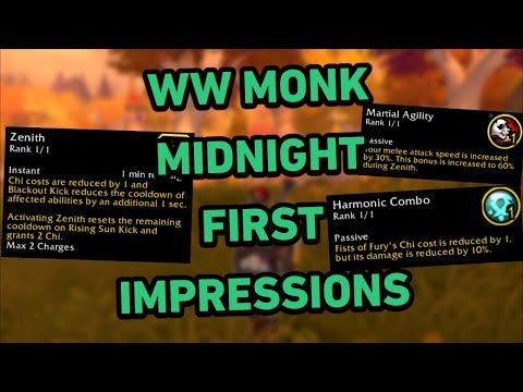 Wind Walker Monk Midnight First Impressions!