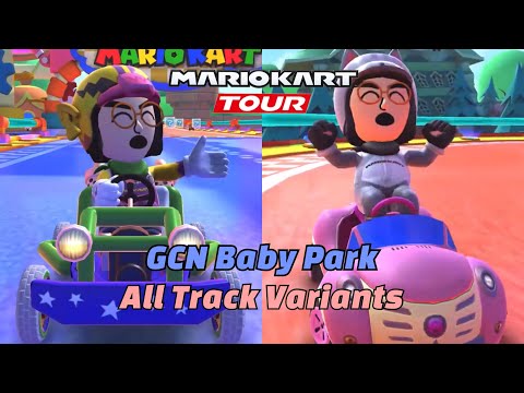 Mario Kart Tour: GCN Baby Park - All Track Variants